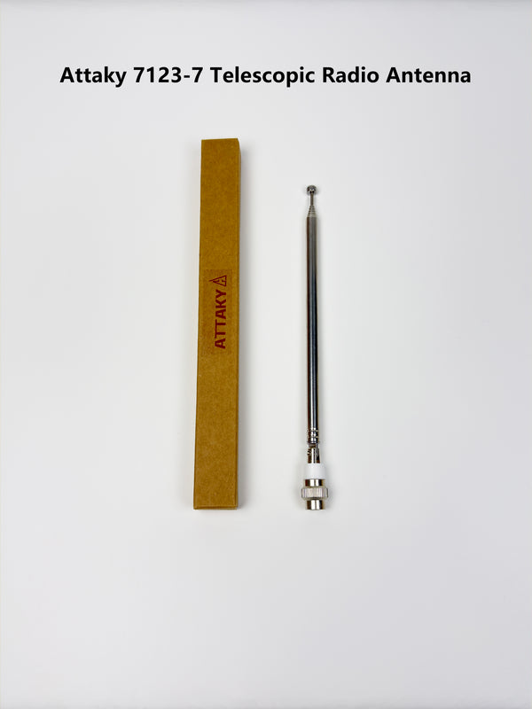 Attaky 7123-7 Telescopic Radio Antenna — 7-Section SMA (Extra Add-on)