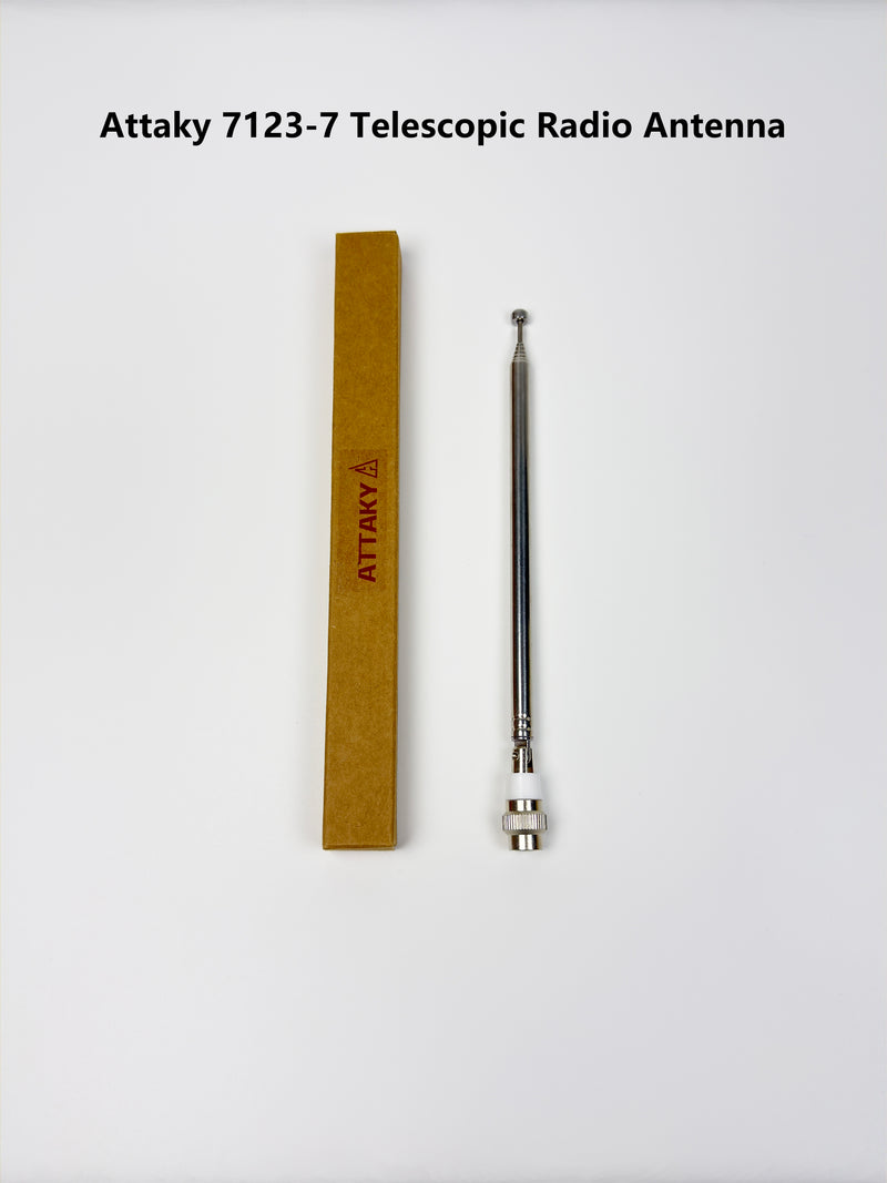Attaky 7123-7 Telescopic Radio Antenna — 7-Section SMA (Extra Add-on)